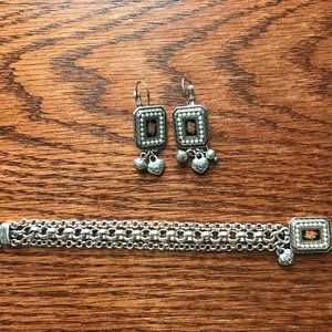 Brighton bracelet/earring set "Victorian" style